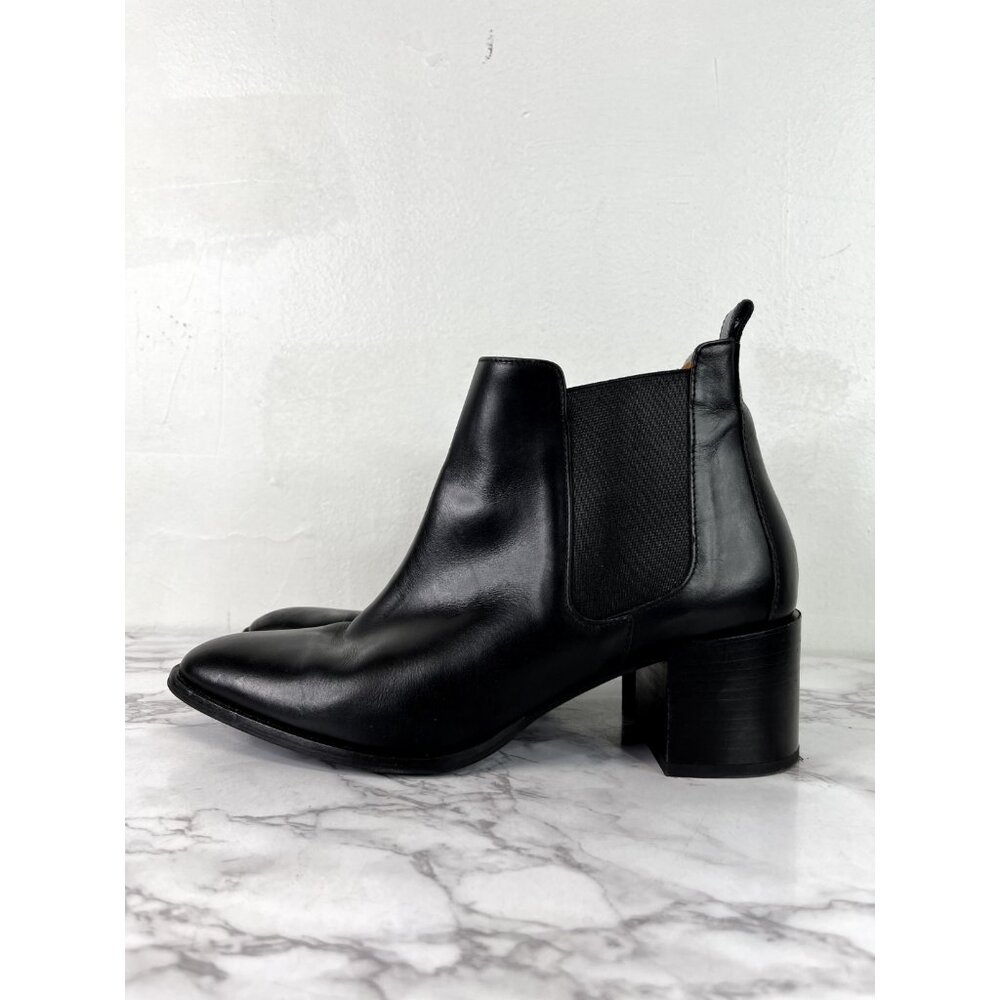 Everlane Women's Black Leather The Heel Boot  Sz 10 - Picture 5 of 12